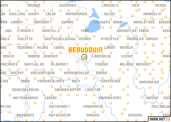 map of Beaudouin