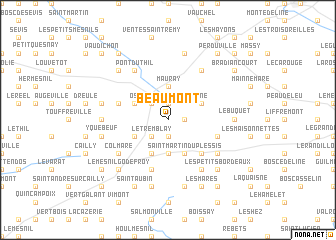 map of Beaumont