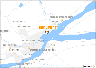 map of Beauport