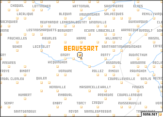 map of Beaussart