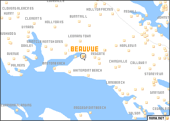 map of Beauvue