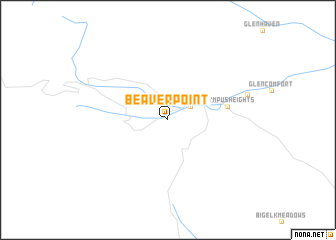 map of Beaver Point