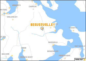 map of Beaver Valley