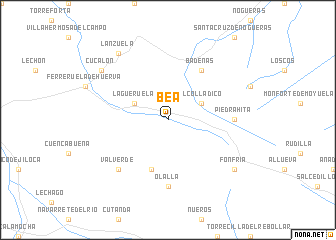 map of Bea