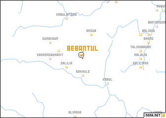 map of Bebantul