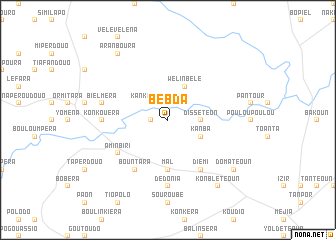 map of Bebda