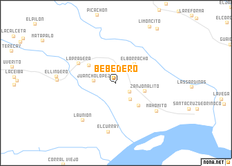 map of Bebedero