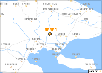 map of Beben