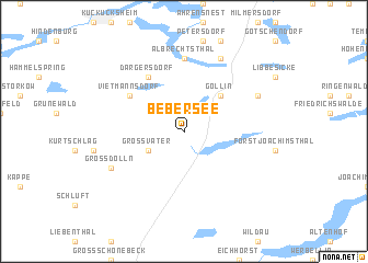 map of Bebersee