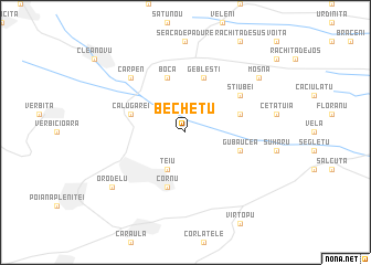 map of Bechetu