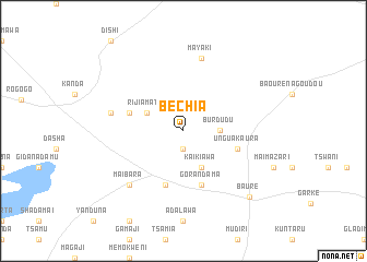 map of Bechia