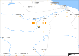 map of Beck Hole