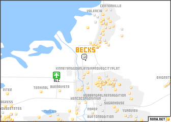 map of Becks