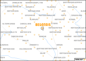 map of Bedanais