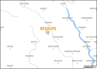 map of Bedaung