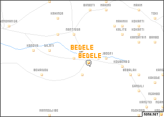 map of Bédélé