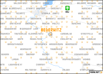 map of Bederwitz
