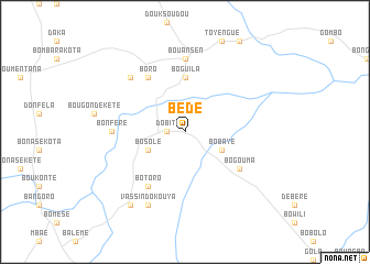 map of Bedé