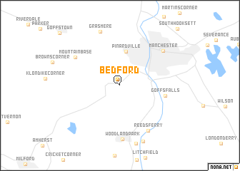 map of Bedford