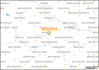 map of Bedheim