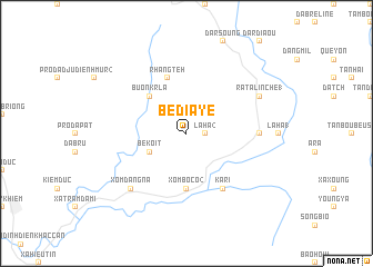 map of Bèdiaye