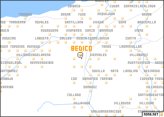 map of Bedicó