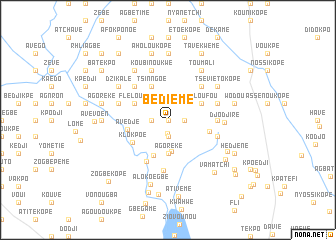 map of Bediémé