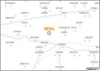 map of Bedil