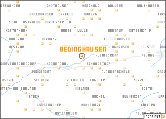 map of Bedinghausen