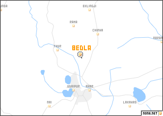 map of Bedla