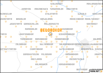 map of Bedőbokor