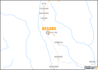 map of Bédobo