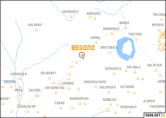 map of Bedono