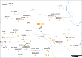 map of Bedo