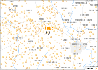 map of Bedo