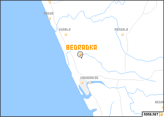map of Bedradka