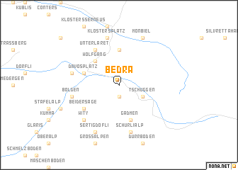 map of Bedra
