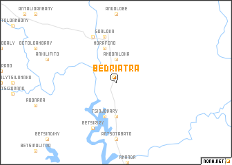 map of Bedriatra