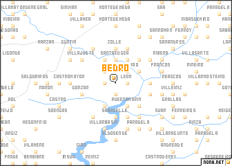 map of Bedro