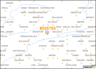 map of Bedsted