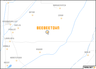 map of Beebeetown