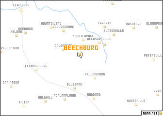 map of Beechburg