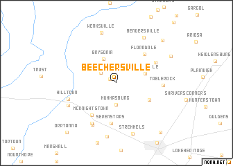 map of Beechersville