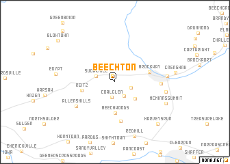 map of Beechton