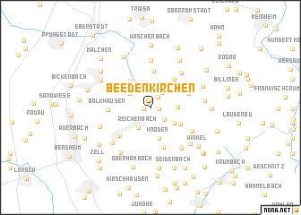 map of Beedenkirchen