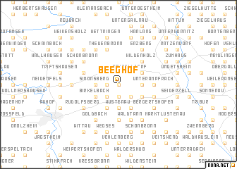 map of Beeghof