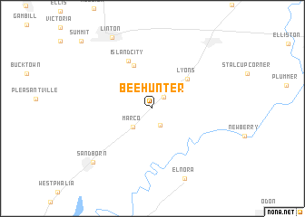 map of Beehunter