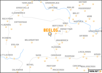 map of Bee Log