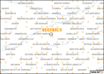 map of Beerbach