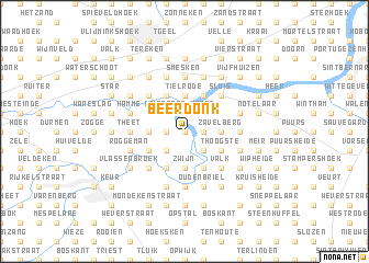 map of Beerdonk